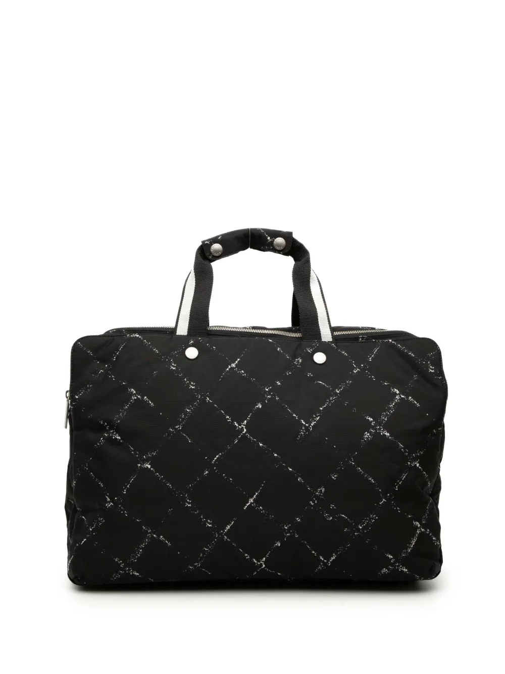 CHANEL Pre-Owned 1997-1999 Old Line Nylon travel bag - Nero