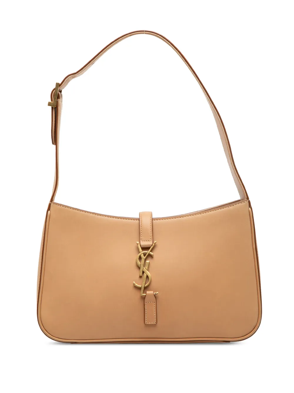 Saint Laurent Pre-Owned 2021 Smooth Calfskin Le 5 a 7 shoulder bag - Brown