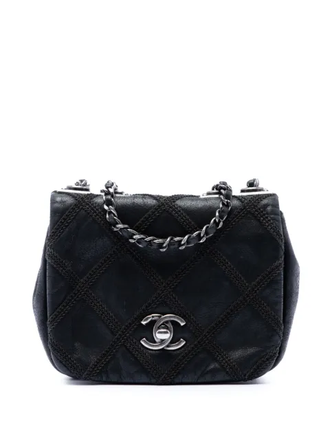 CHANEL Pre-Owned 2012-2013 Mini CC Iridescent Calfskin Diamond Stitch Flap crossbody bag