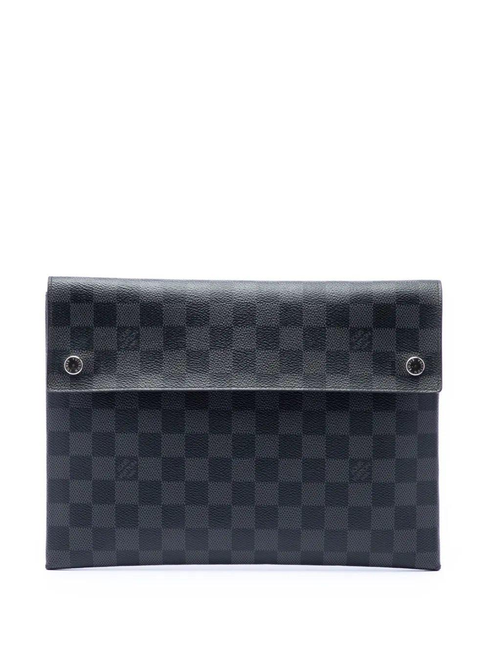 Louis Vuitton Pre-Owned 2019 Damier Graphite Alpha Triple Pochette clutch bag - Schwarz