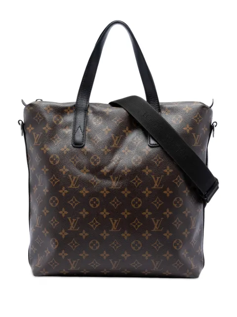 Louis Vuitton Pre-Owned 2012 Monogram Macassar Kitan Satchel-Tasche