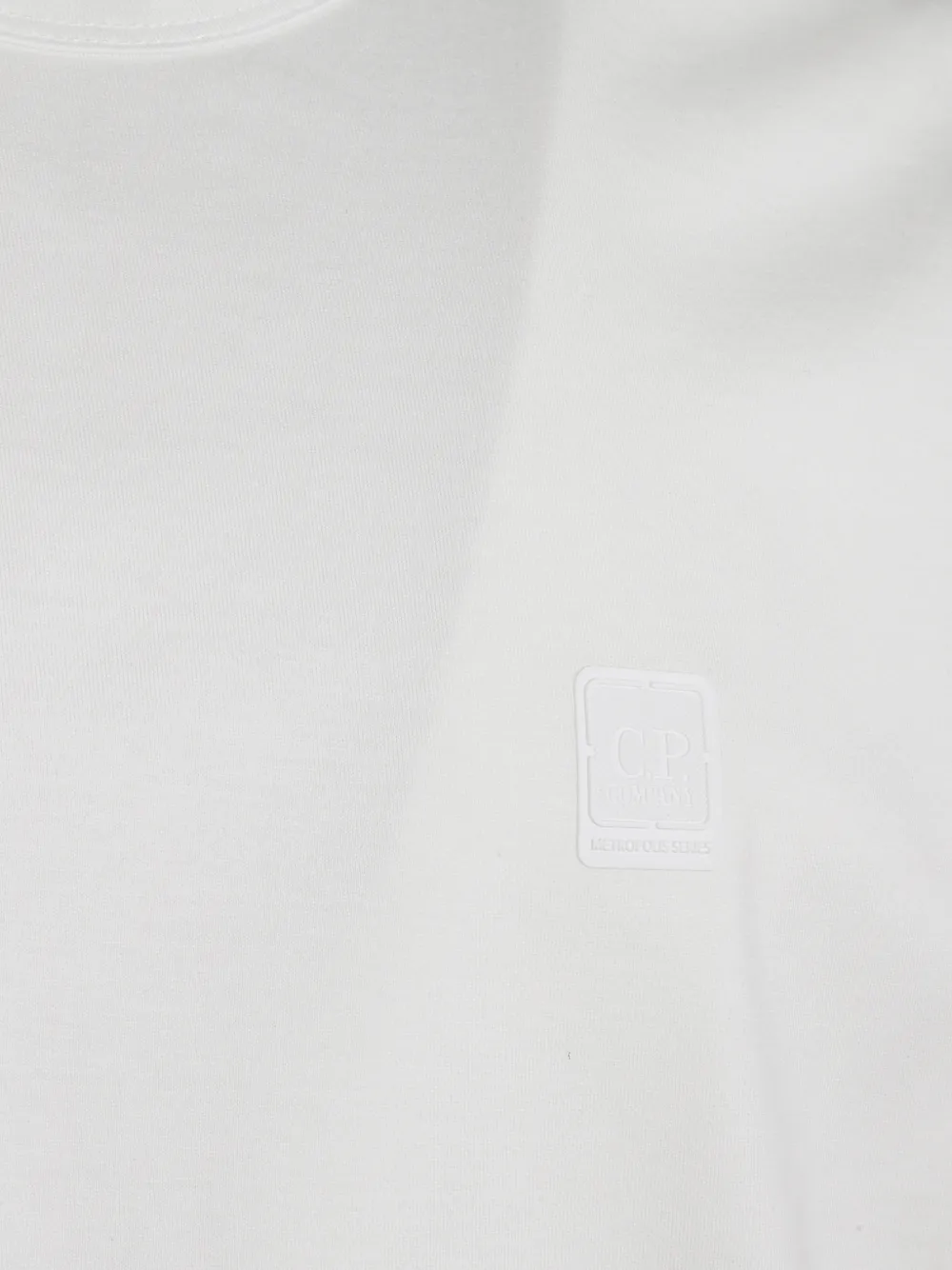 C.P. Company Metropolis T-shirt met logopatch Wit