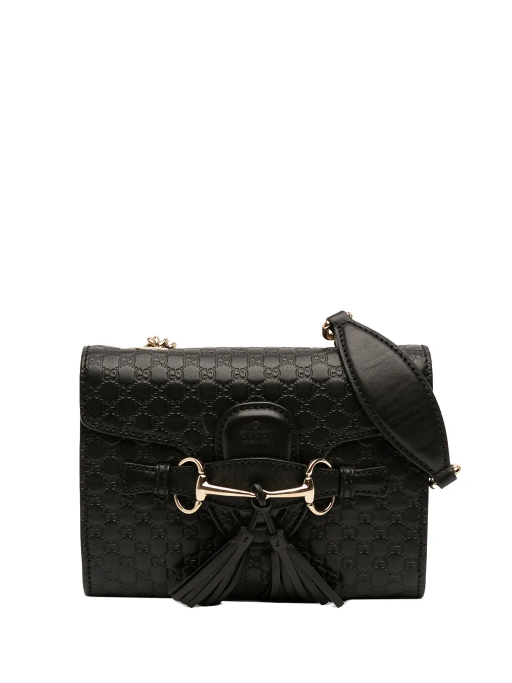 Gucci Pre-Owned 2016-2026 mini Microguccissima Emily Umhängetasche - Schwarz