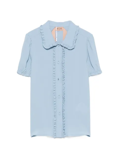 Nº21 ruffled-trim blouse