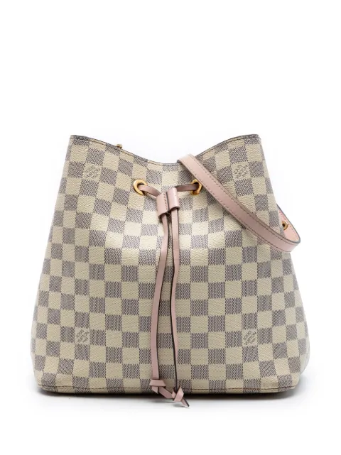 Louis Vuitton Pre-Owned bolsa bucket Damier Azur Neonoe MM 2019