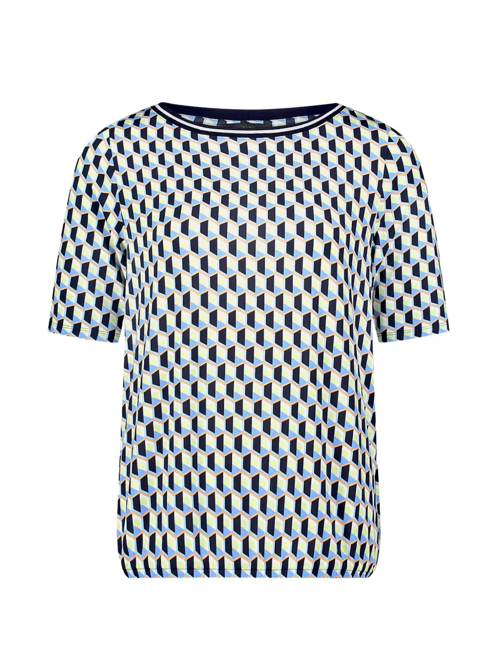 Betty Barclay Top con stampa geometrica - Blu