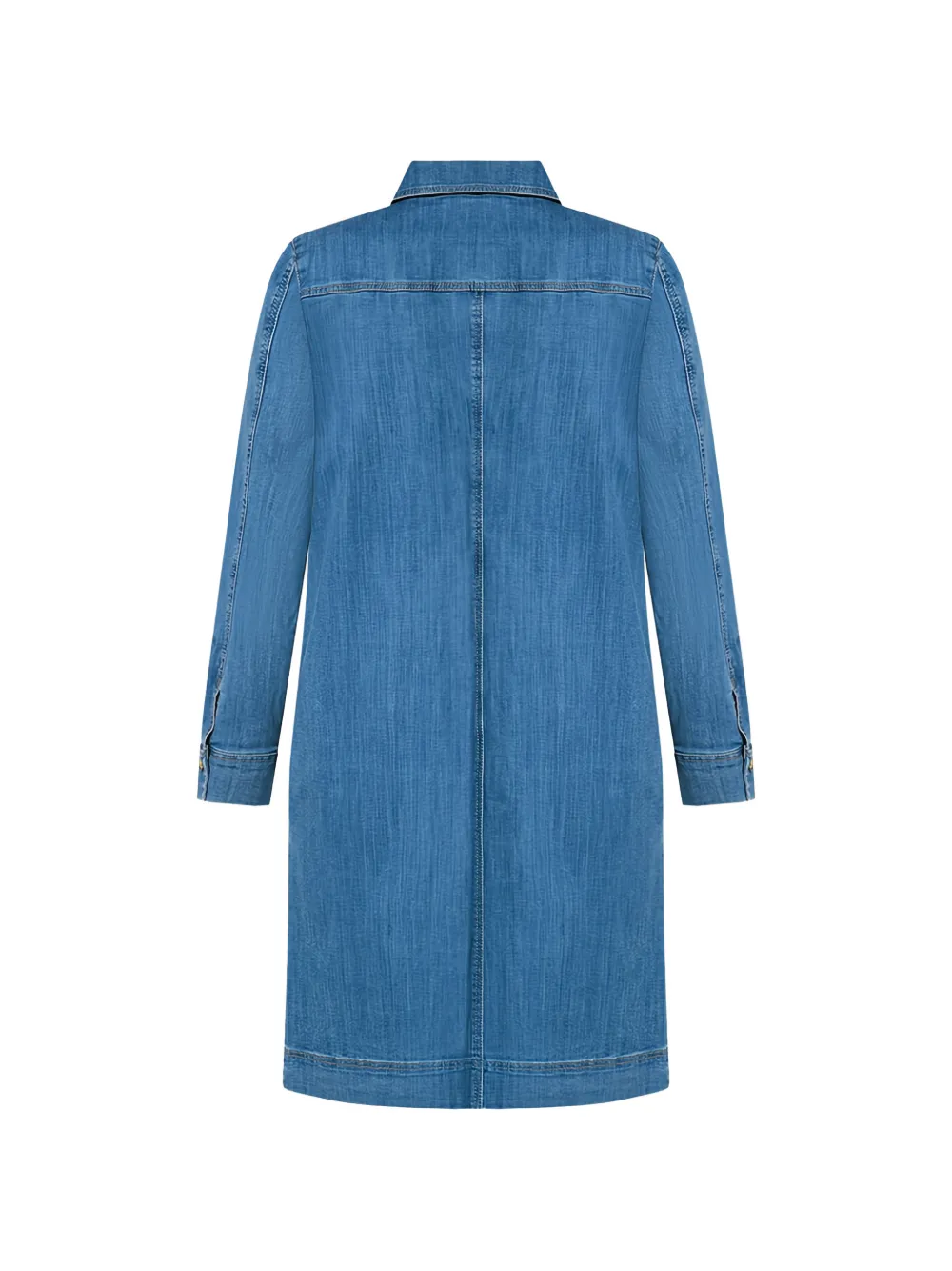 Betty Barclay Jurk met verfraaide zak en lange mouwen Blauw