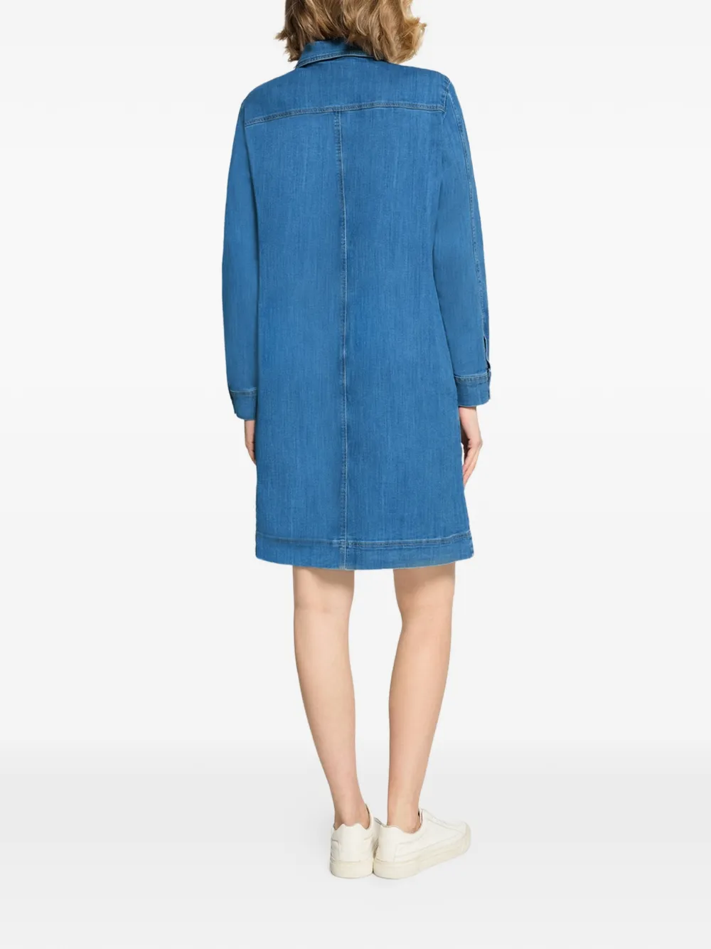 Betty Barclay Jurk met verfraaide zak en lange mouwen Blauw