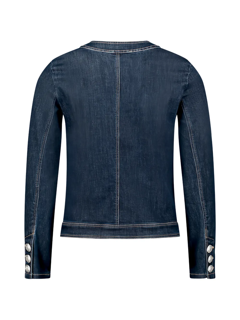 Betty Barclay Button-up denim jack Blauw