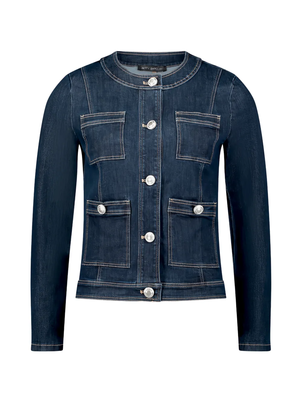 Betty Barclay Giacca denim con bottoni - Blu