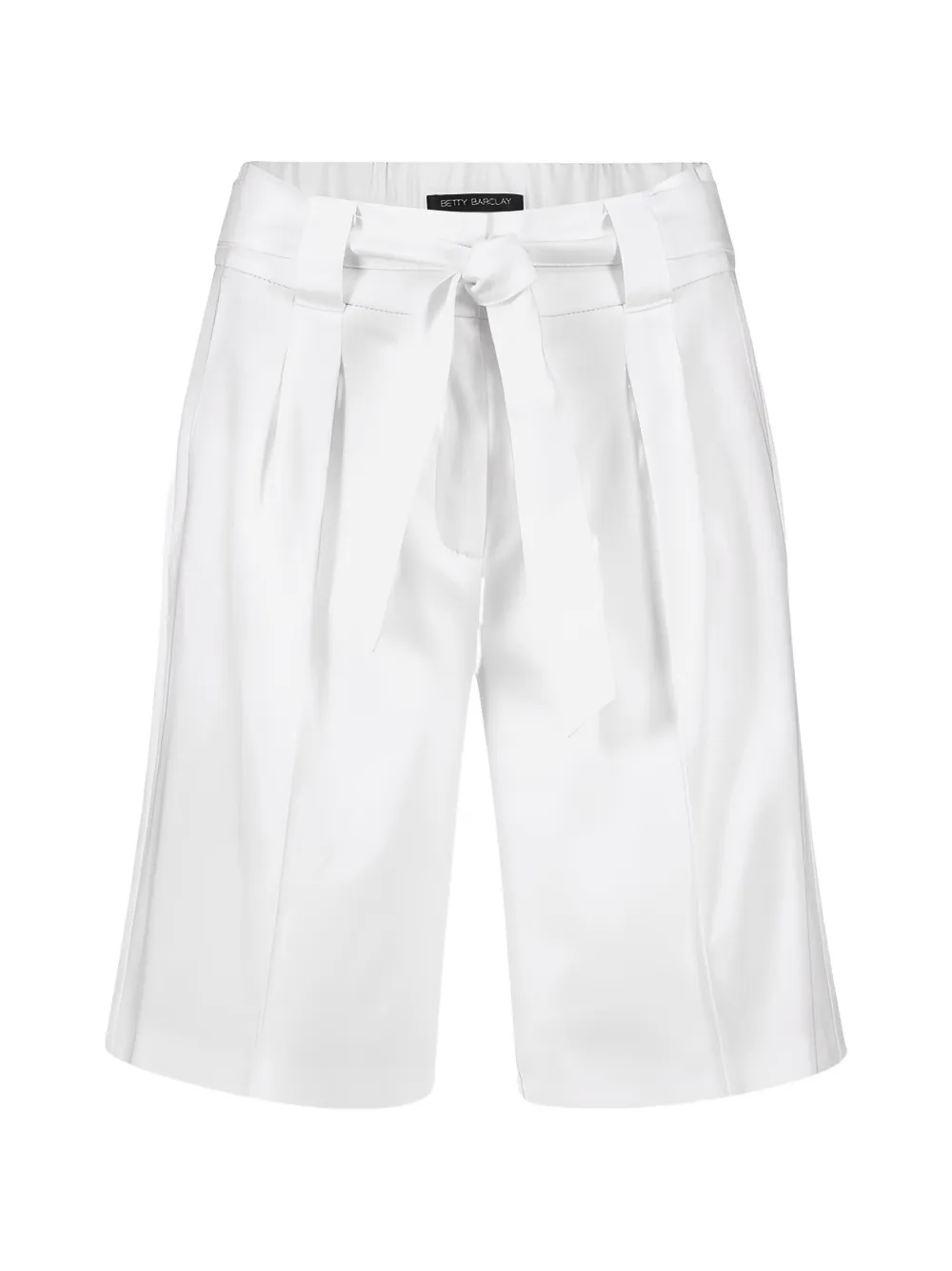 Betty Barclay belted pleated shorts - White