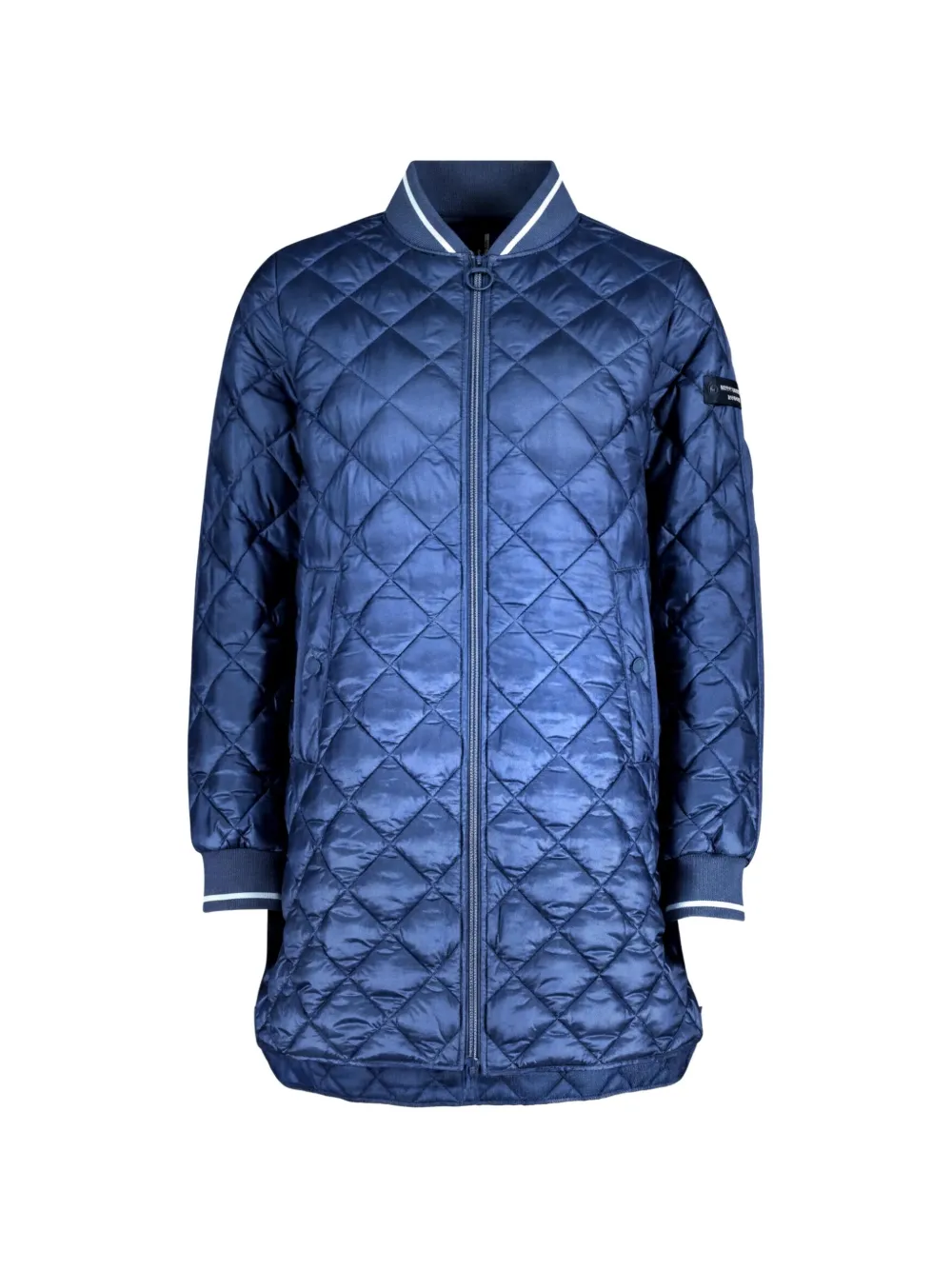 Betty Barclay quilted longline jacket - Blau