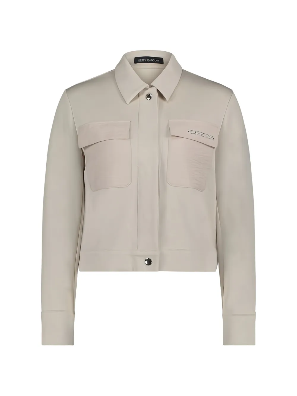 Betty Barclay flap-pocket cropped jacket