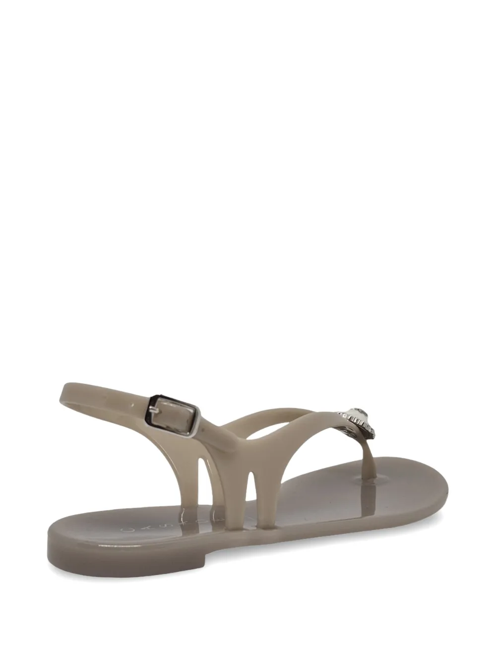 Casadei embellished thong sandals Beige