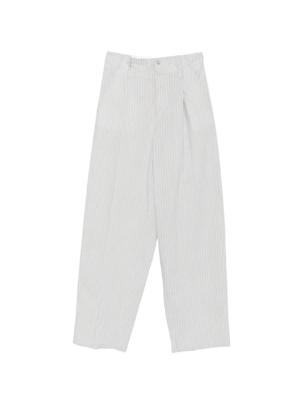 Nº21 vertical-stripe pleated trousers - Blu