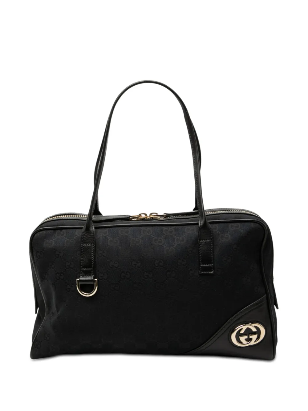 Gucci Pre-Owned 2000-2015 GG Canvas New Britt shoulder bag - Nero