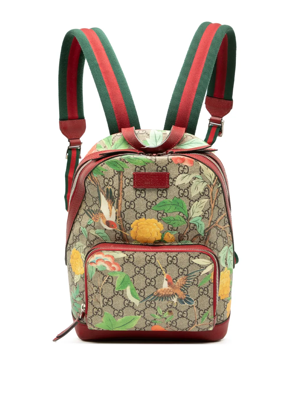Gucci Pre-Owned 2016-2025 Small GG Supreme Web Tian backpack - Brown
