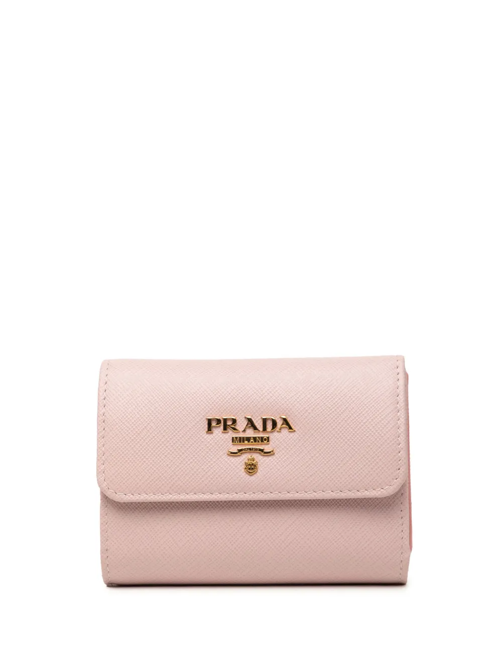 Prada Pre-Owned 2013-2026 Saffiano Trifold Wallet small wallets - Rosa