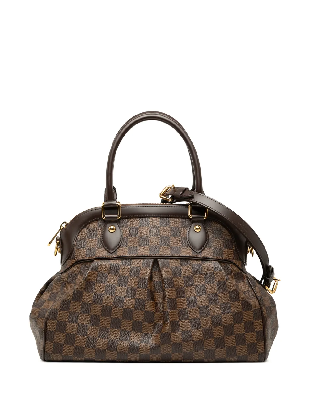 Louis Vuitton Pre-Owned 2010 Damier Ebene Trevi PM satchel - Brown