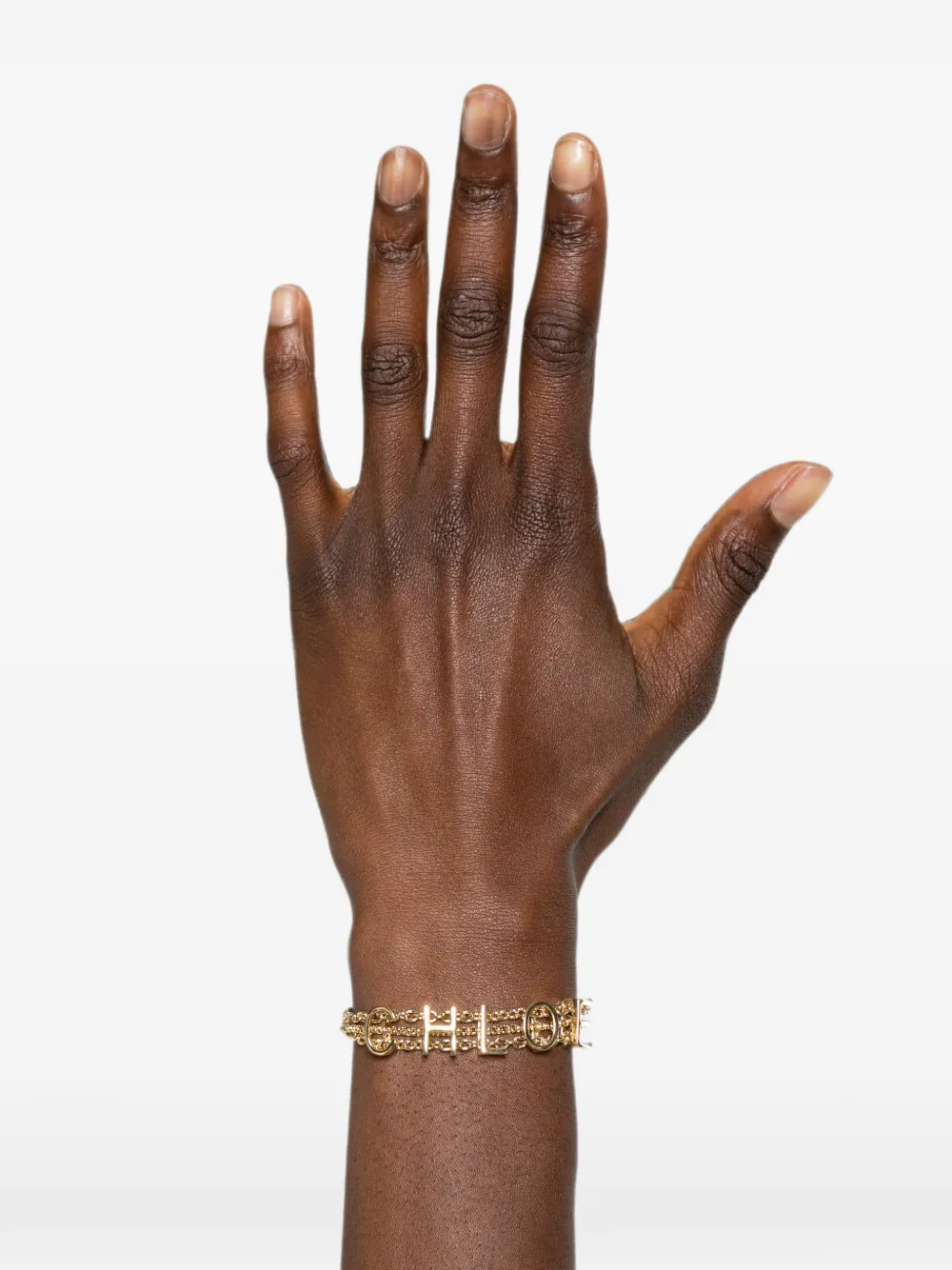 Chloé Mini Belt Bracelet in Gold, view 2