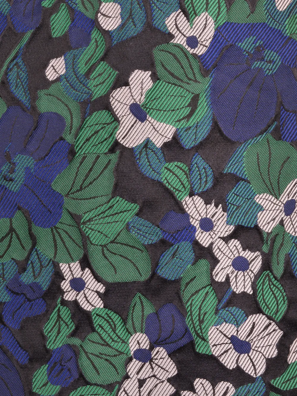 Hucklebones London Gewelfde jurk met bloemen-jacquard Groen
