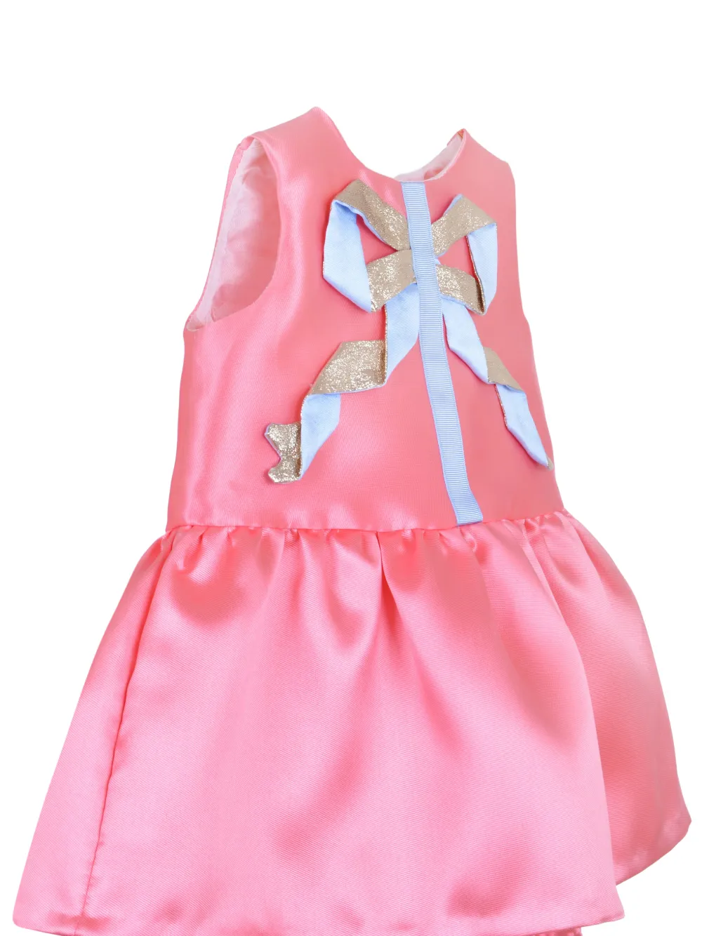 Hucklebones London Origami jurk met strik Roze