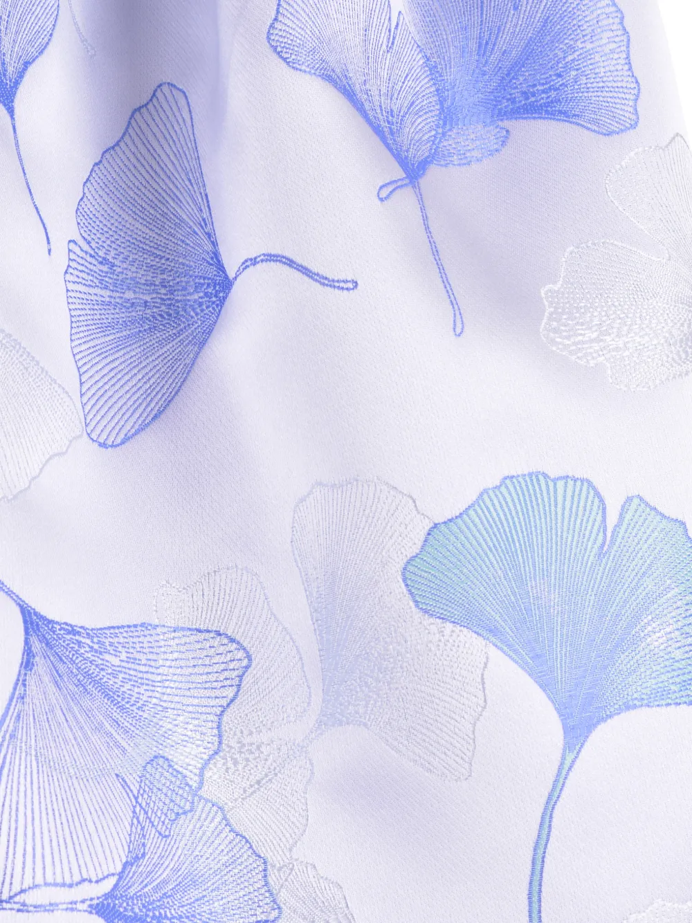 Hucklebones London Jurk met strikdetail en gingko-jacquard Paars