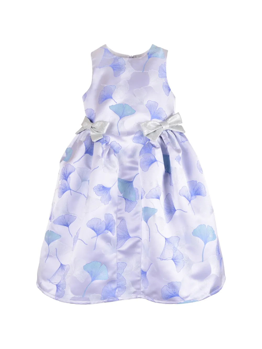 Hucklebones London gingko-jacquard bow-detail dress - Viola
