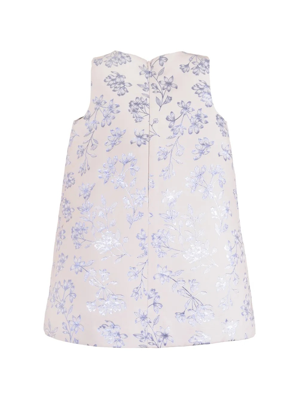 Hucklebones London Rosette shiftjurk met bloemen-jacquard Wit