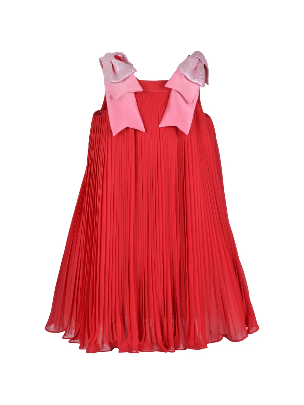 Hucklebones London Abito corto plissettato - Rosso