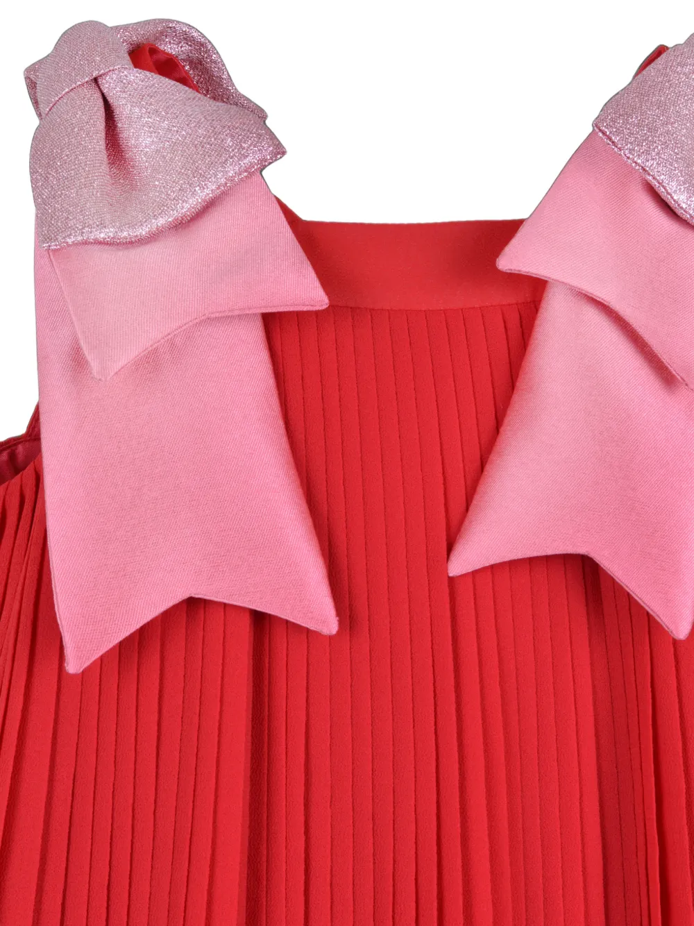 Hucklebones London Geplooide jurk Rood