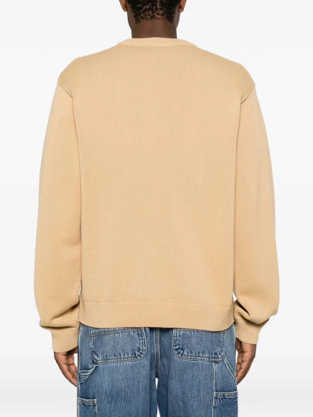 Carhartt WIP Kori trui met geborduurd logo Beige