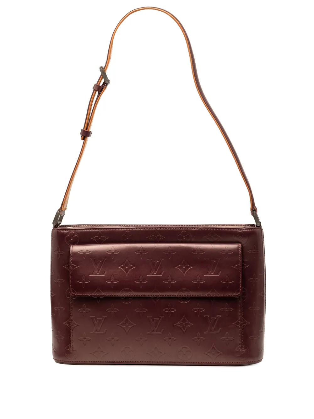 Louis Vuitton Pre-Owned 2002 Monogram Mat Alston shoulder bag - Red