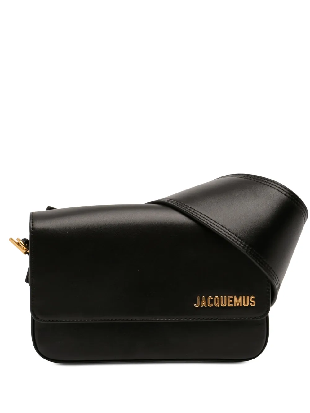 Jacquemus Pre-Owned 2010-2026 Calfskin Le Carinu shoulder bag - Nero