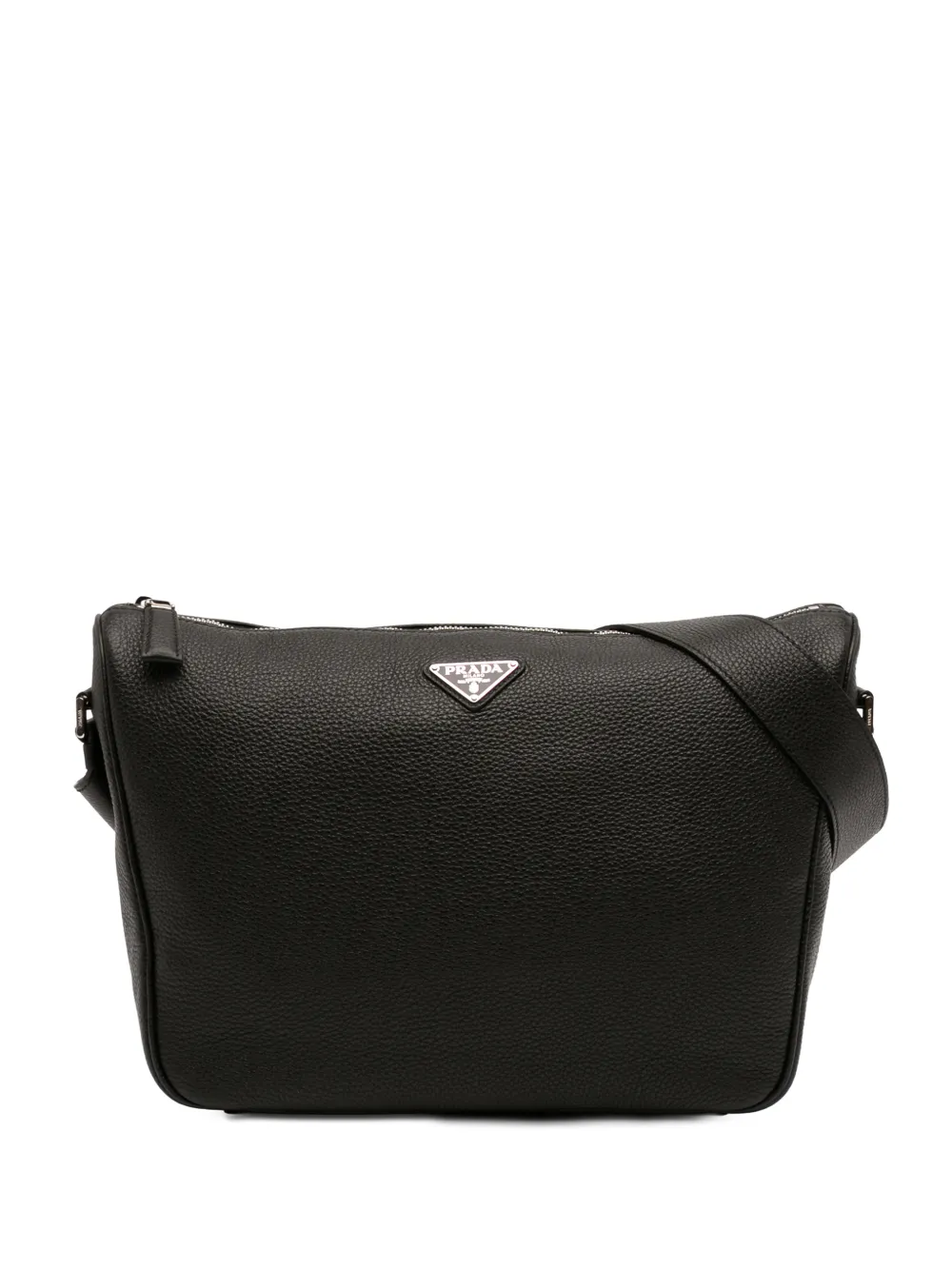 Prada Pre-Owned 2013-2026 Vitello Daino crossbody bag - Black