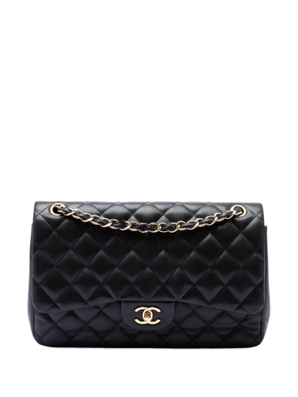 CHANEL Pre-Owned 2011 Klassische Jumbo Schultertasche - Schwarz