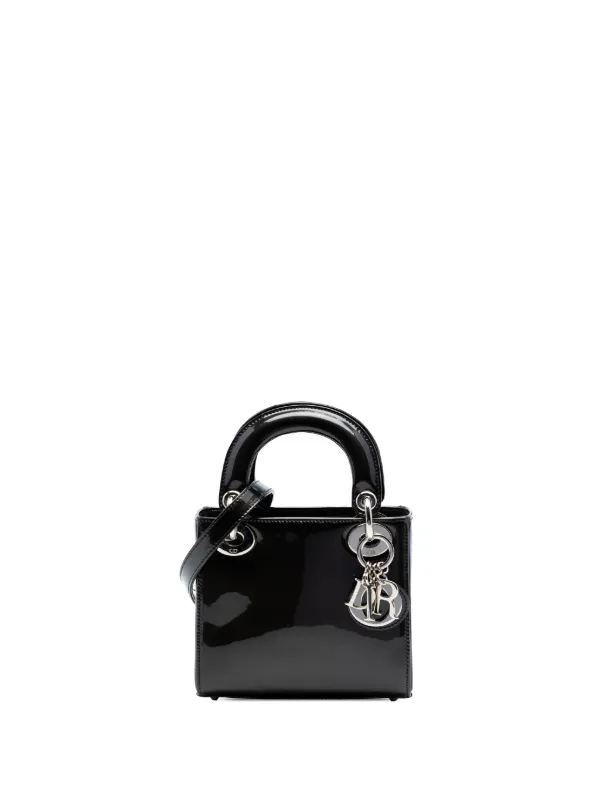 Christian Dior Pre-Owned 2015 ミニ パテント レディディオール