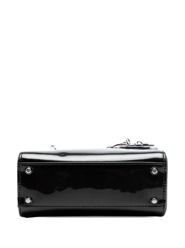 Christian Dior Pre-Owned 2015 ミニ パテント レディディオール