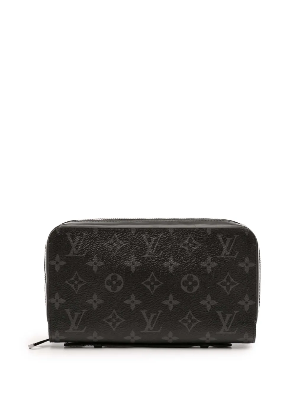 Louis Vuitton Pre-Owned 2000-2026 Monogram Eclipse Zippy XL long wallets - Nero