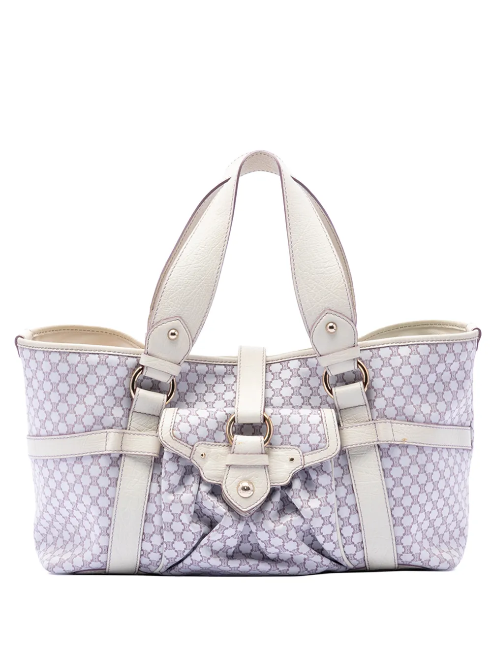 Celine Pre-Owned 2006 Macadam Canvas tote bag - Viola