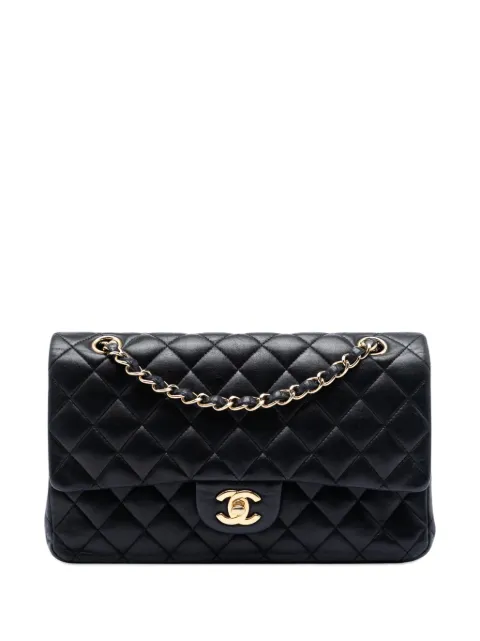 CHANEL Pre-Owned 2009-2010 Medium Classic Lambskin Double Flap shoulder bag