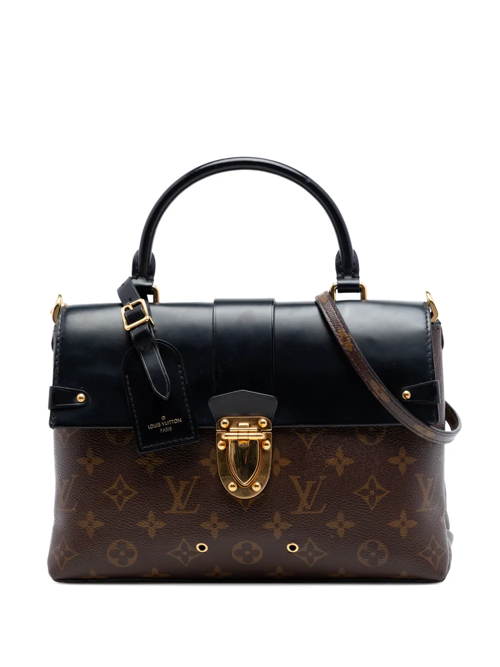 Louis Vuitton Pre-Owned 2017 Monogram One Handle Flap MM satchel - Nero