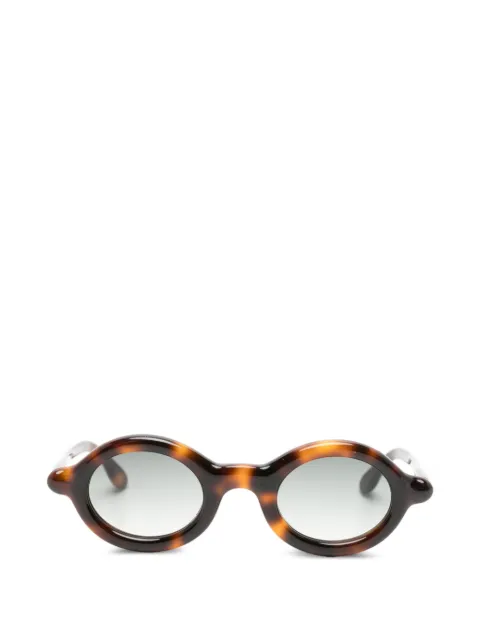 Paloceras tortoiseshell-effect round-frame sunglasses