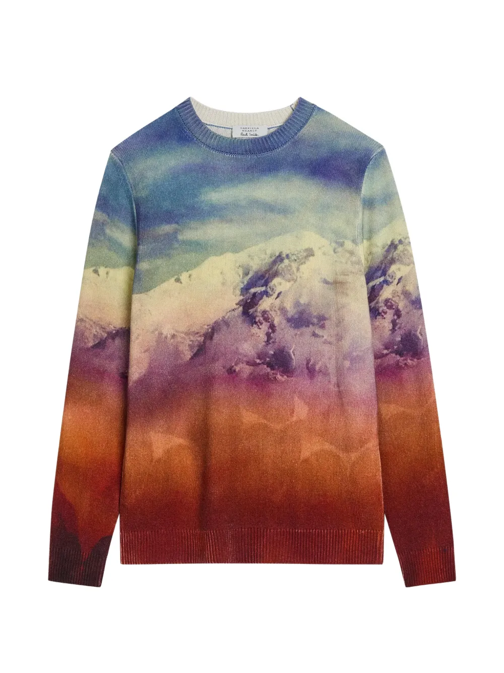 Gabriela Hearst mountain-print sweater - Blau