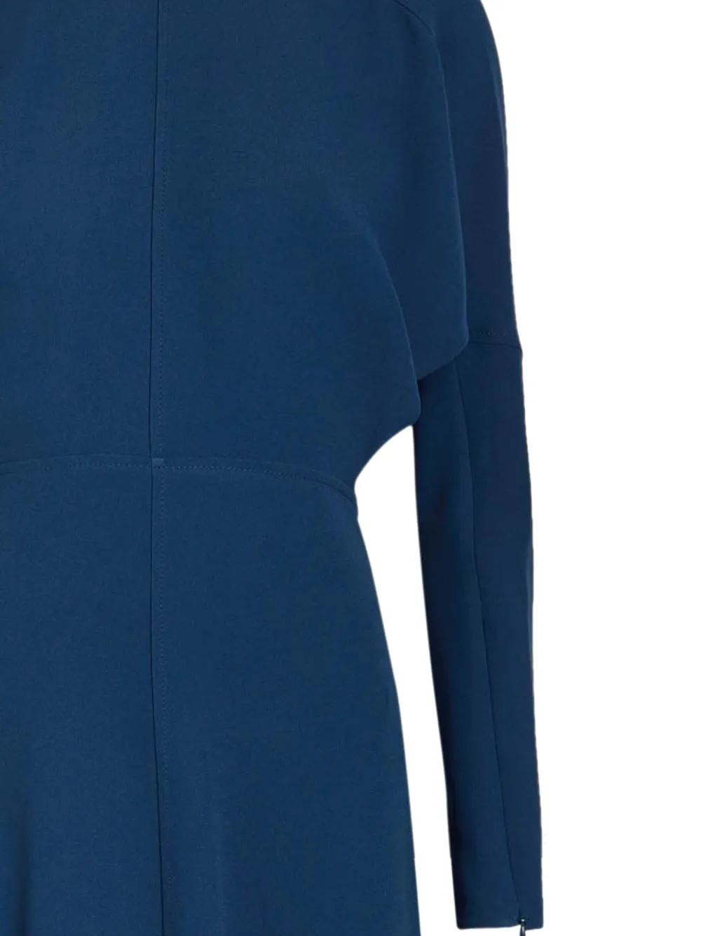 Victoria Beckham Midi-jurk met vleermuismouwen Blauw