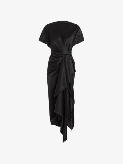 Roksanda Zoa twisted-detail ruffled midi dress