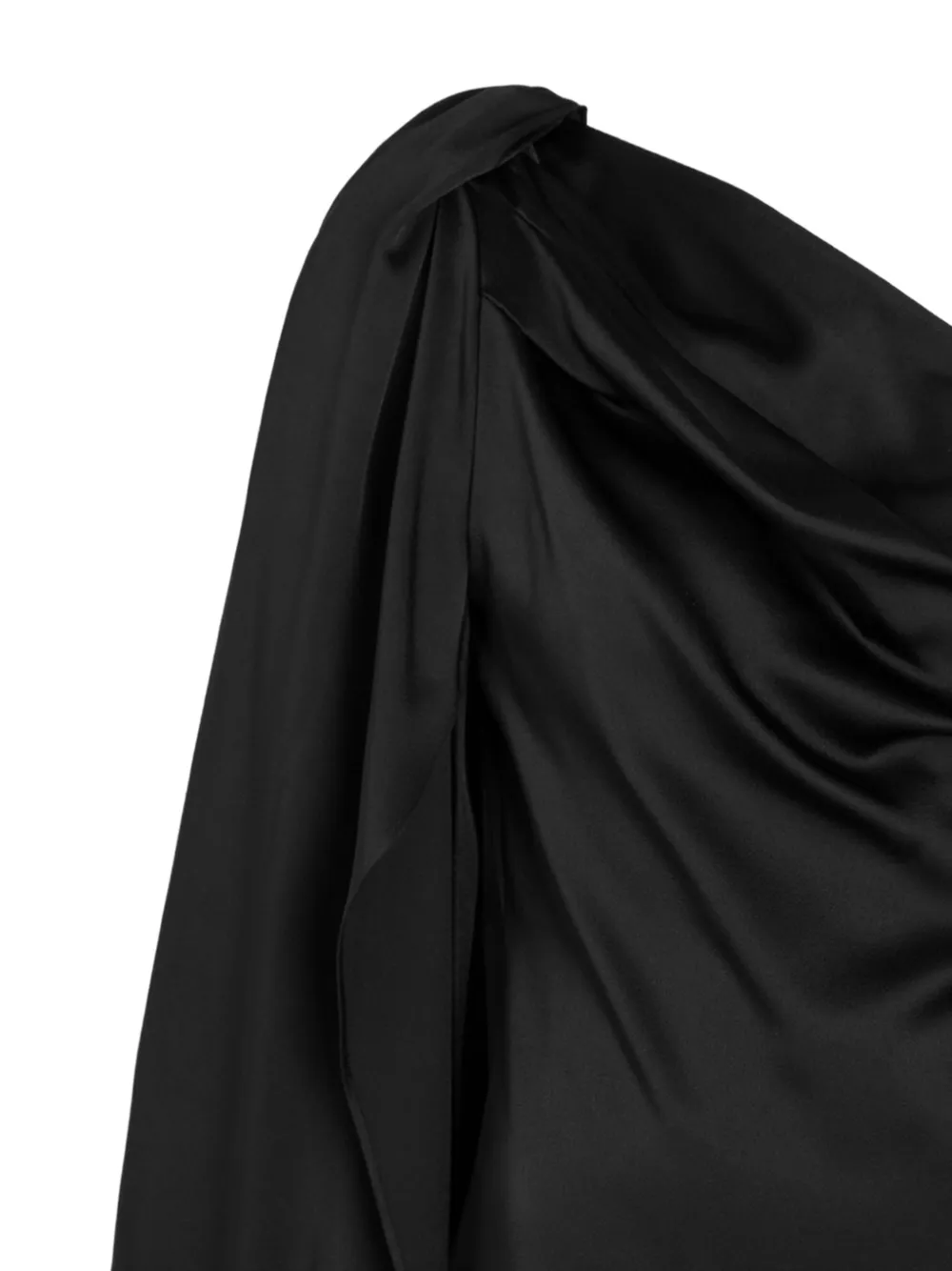 Stella McCartney Gedrapeerde jurk Zwart