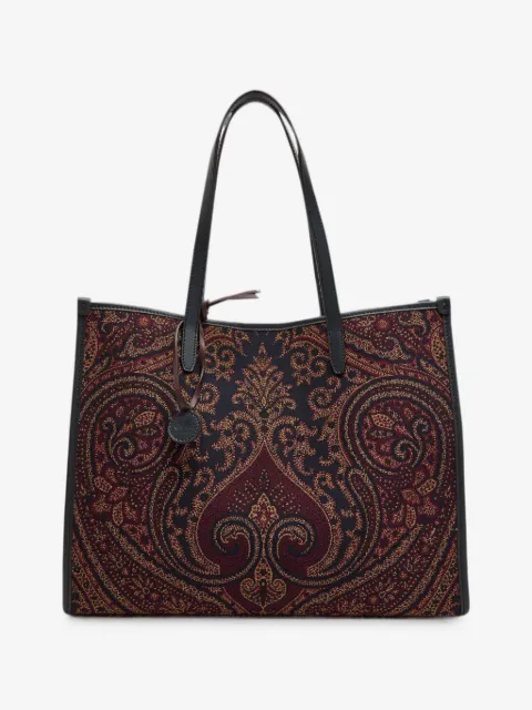 ETRO Lovetrotter leather tote bag