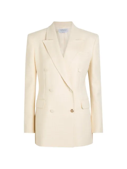 Gabriela Hearst double-breasted peak-lapel blazer
