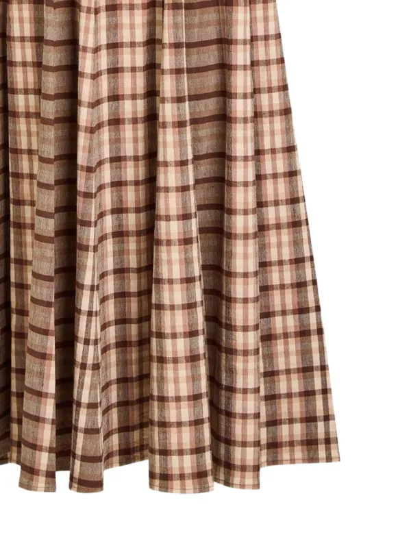 staud brown wells dress Tuscany Plaid Tuscany Plaid / 6 Smak Parlour Plus Size SS2022MEN It is ideal for Size:UK XXL (Buy Now)